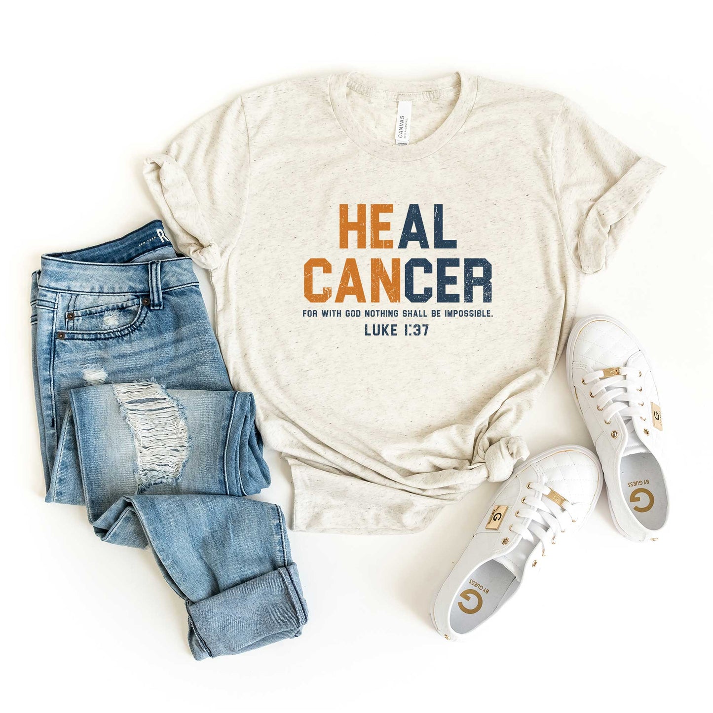 Heal Cancer | Short Sleeve Crew Neck