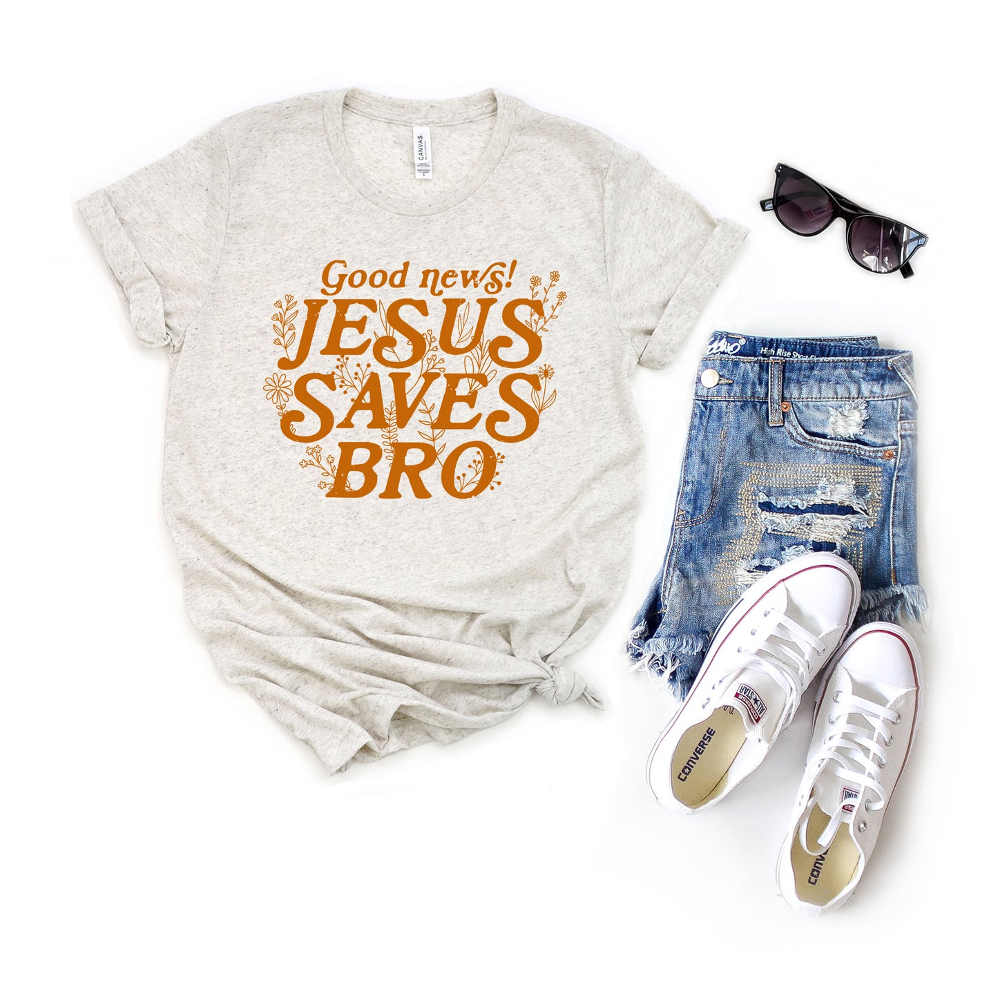 Jesus Saves Bro | Short Sleeve Crew Neck