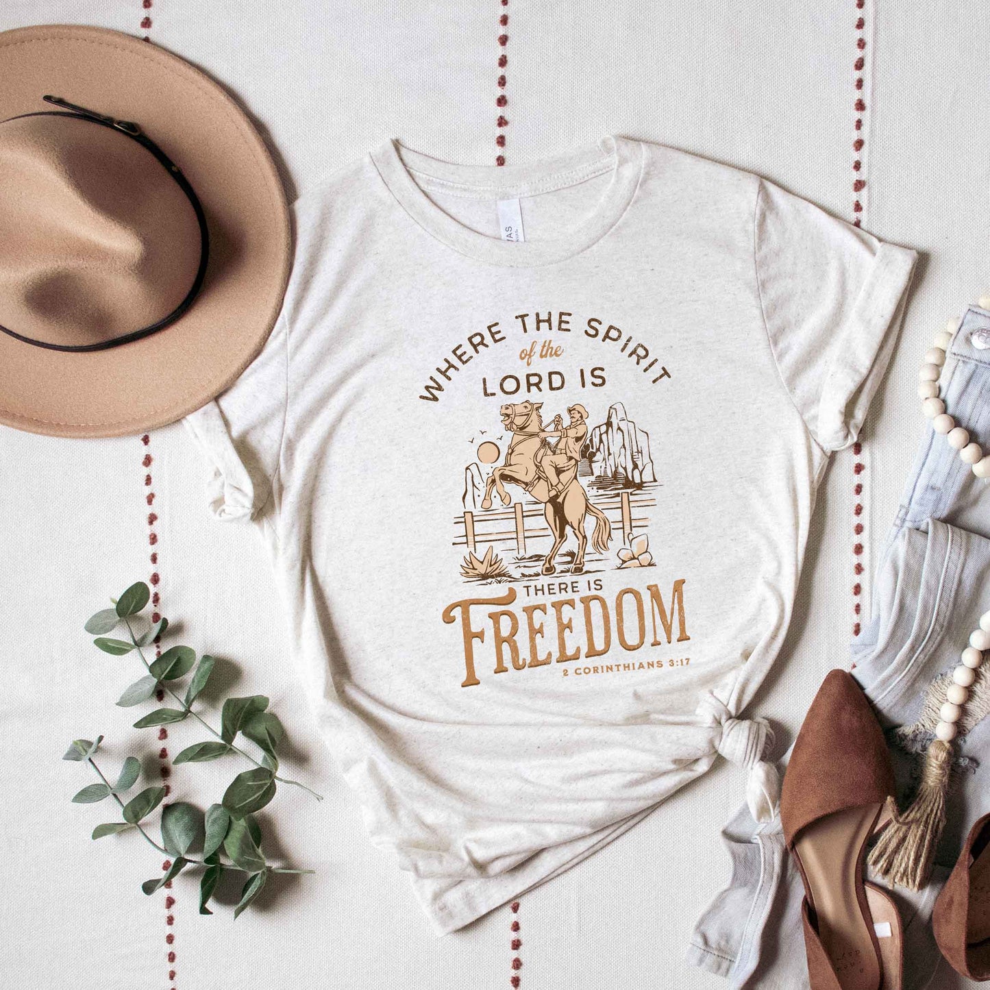 Spirit of the Lord Freedom | Short Sleeve Crew Neck