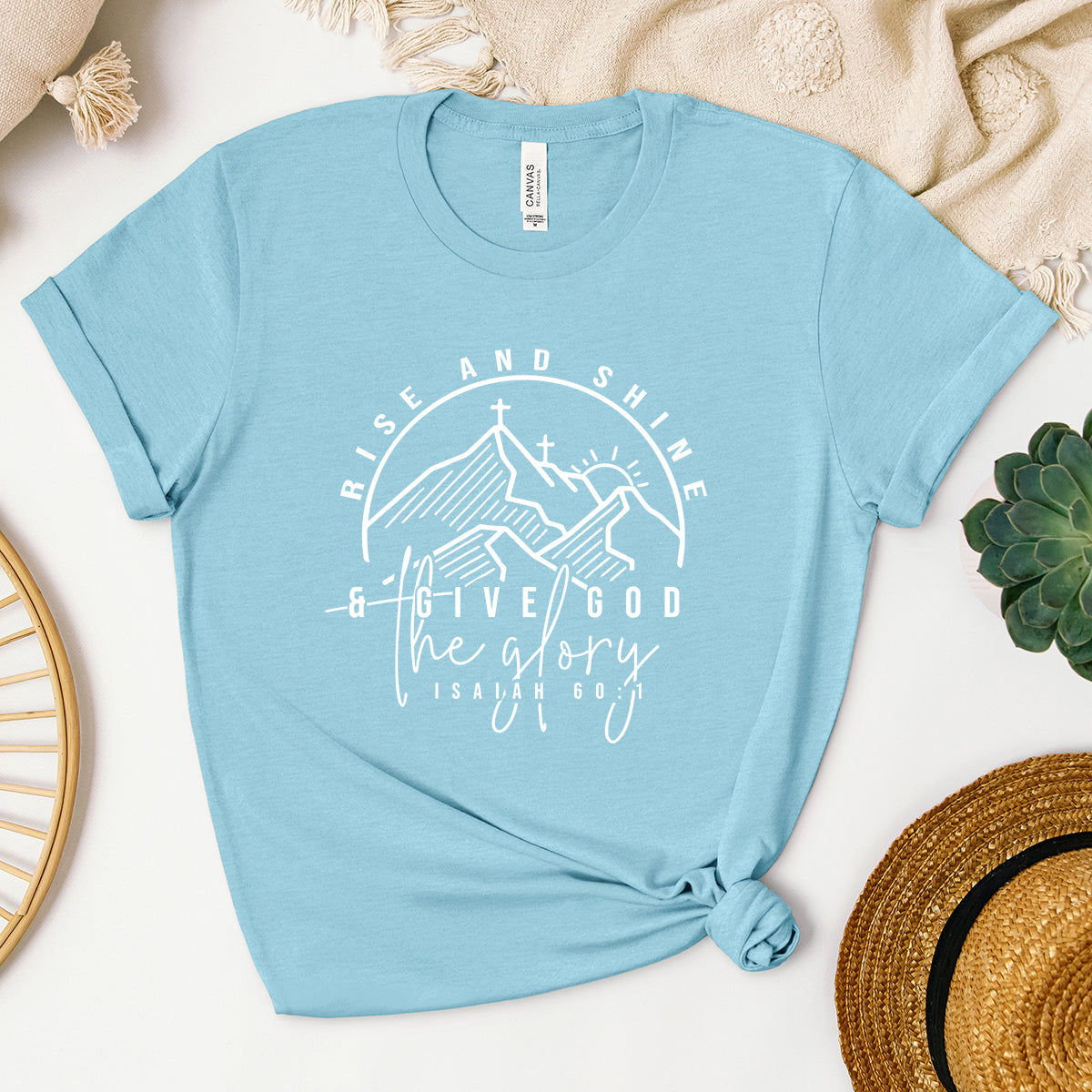 Give God The Glory | Short Sleeve Crew Neck