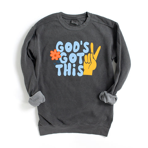 God's Got This | Garment Dyed Sweatshirt