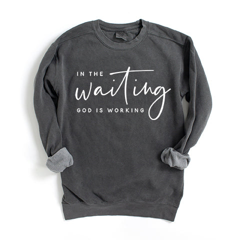 In The Waiting | Garment Dyed Sweatshirt