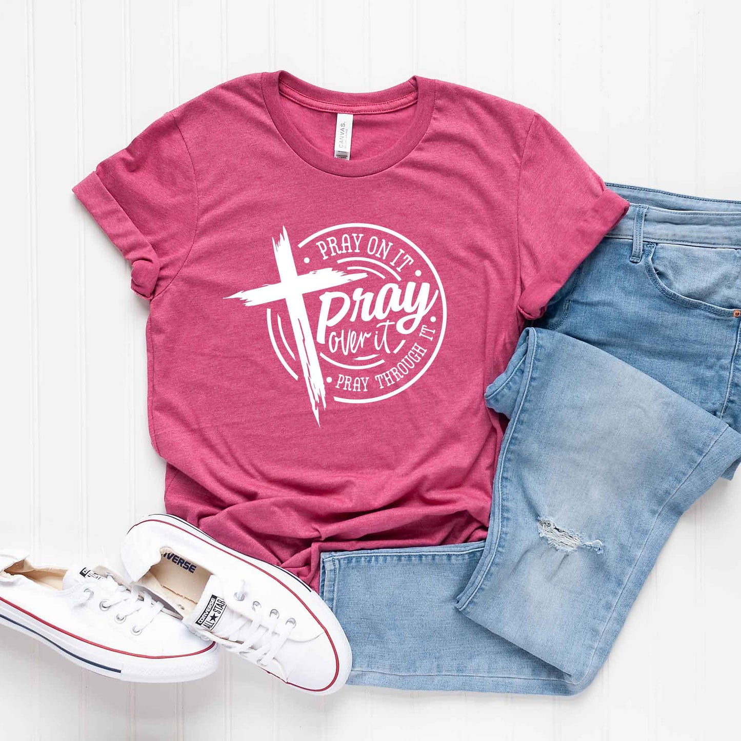 Pray Over it | Short Sleeve Crew Neck