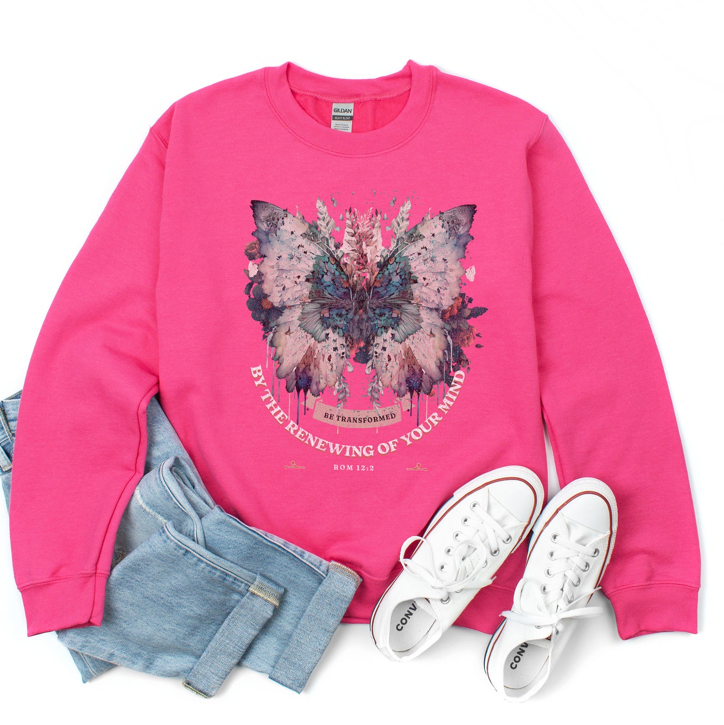 Butterfly Floral | Graphic Sweatshirt