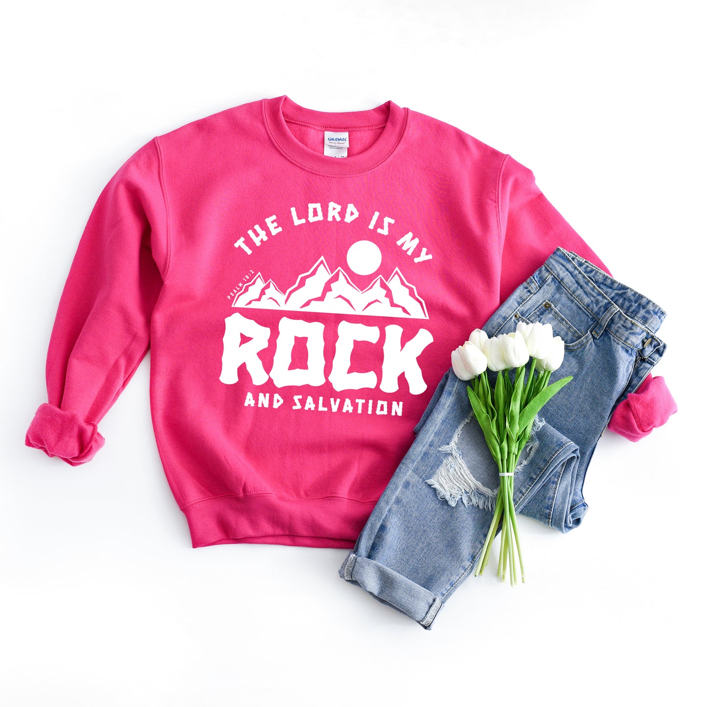 The Lord Is My Rock| Graphic Sweatshirt