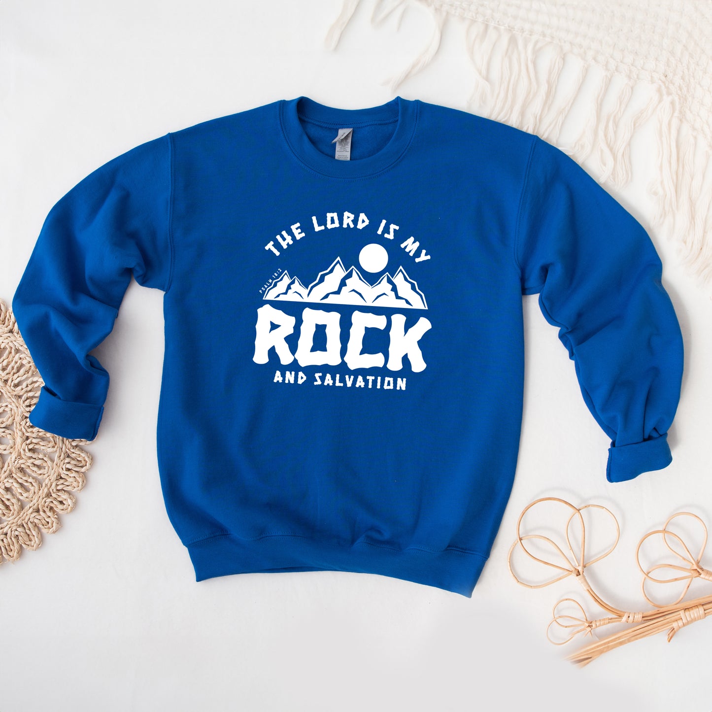 The Lord Is My Rock| Graphic Sweatshirt