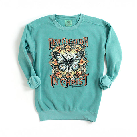 New Creation In Christ | Garment Dyed Sweatshirt