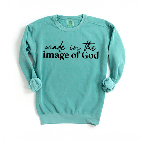 Made In The Image Of God | Garment Dyed Sweatshirt