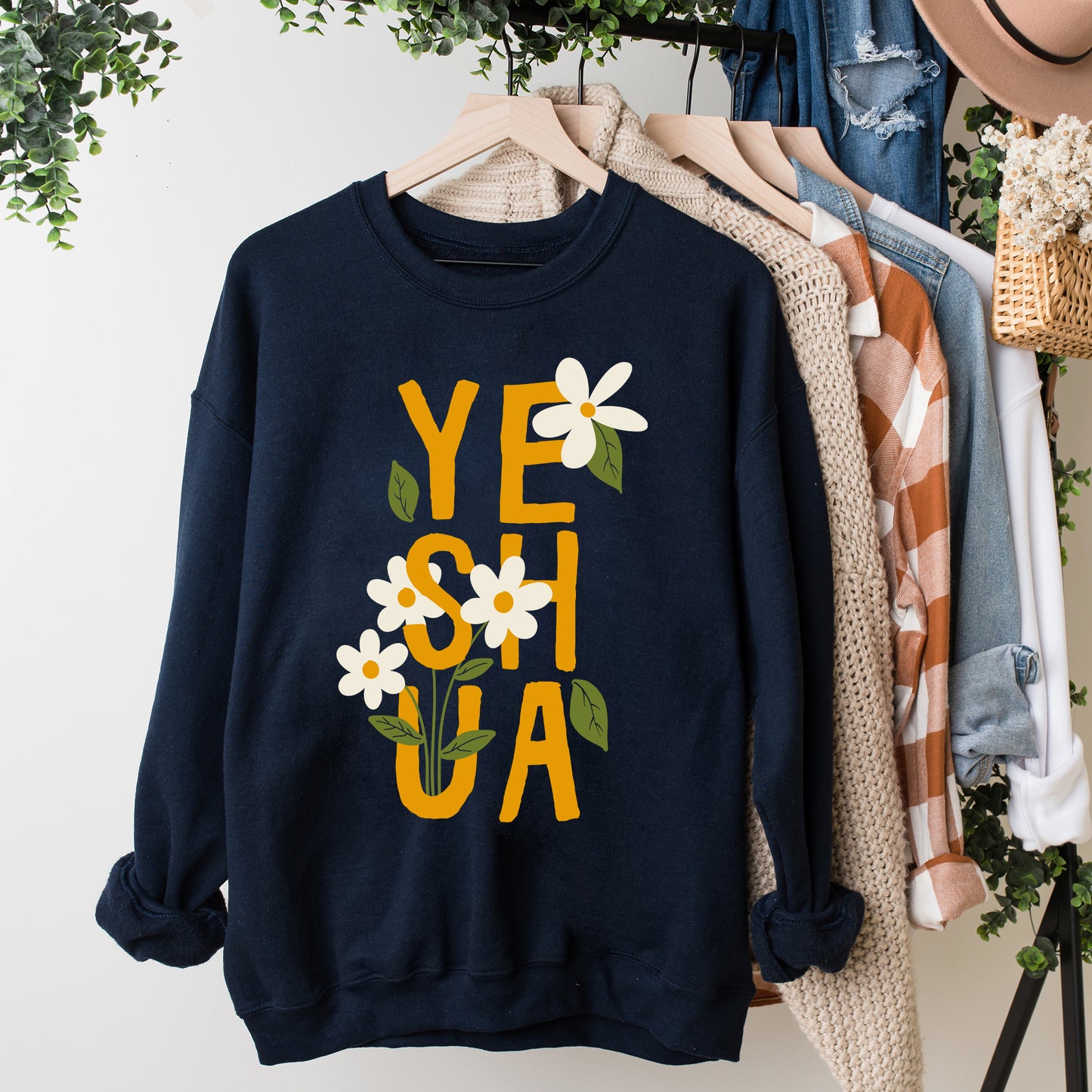Floral Yeshua | Sweatshirt