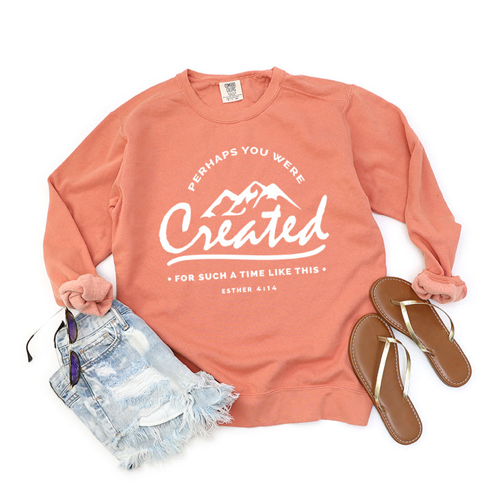 Perhaps You Were Created | Garment Dyed Sweatshirt