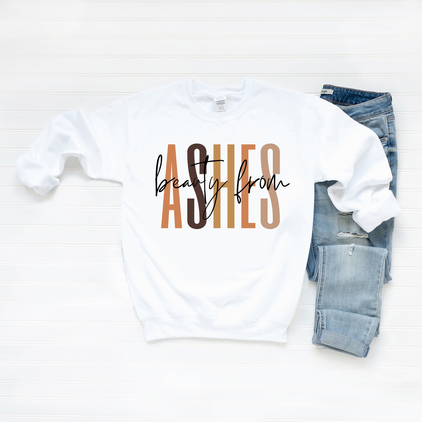 Beauty From Ashes Cursive | Sweatshirt