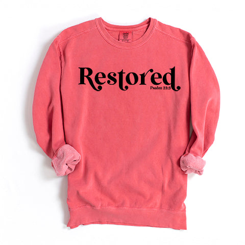 Restored Scripture | Garment Dyed Sweatshirt