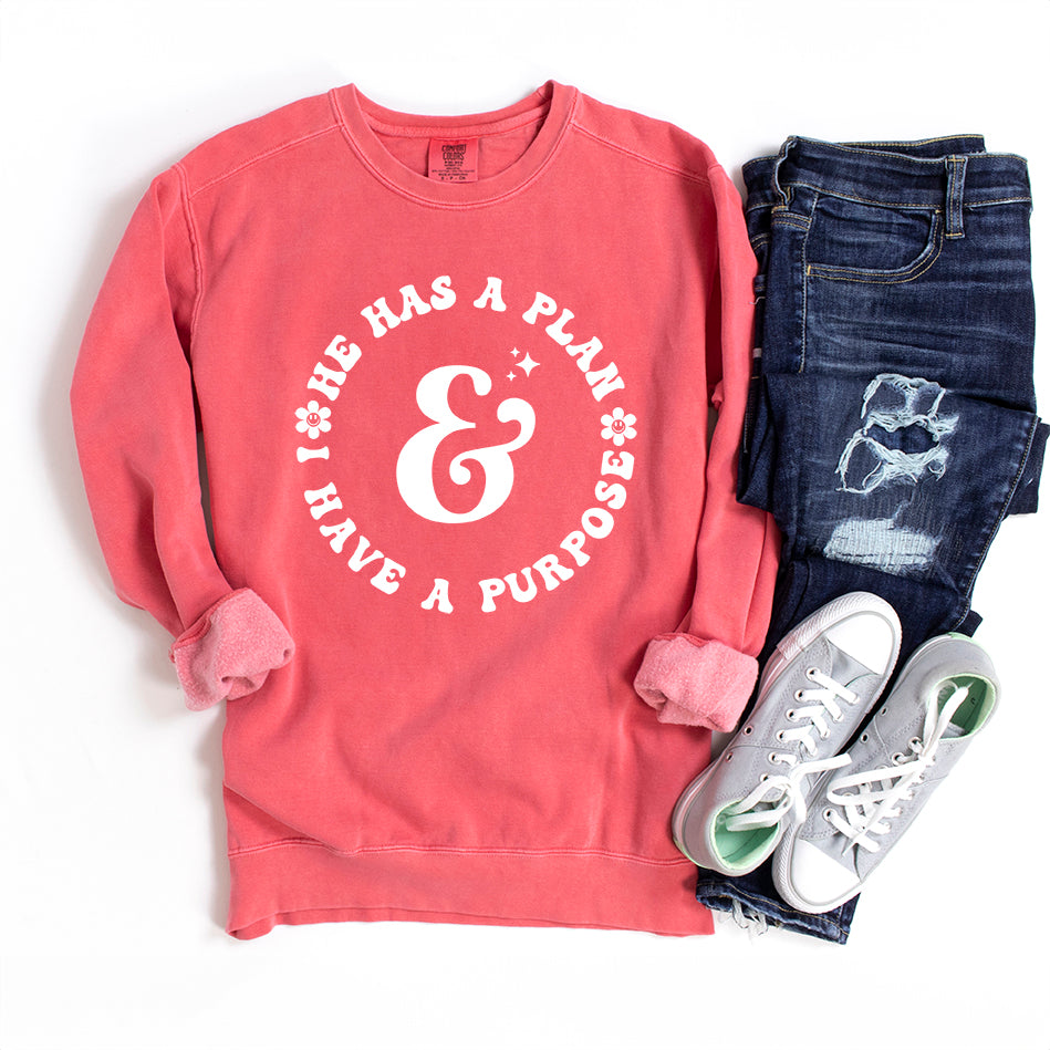 Plan And Purpose | Garment Dyed Sweatshirt