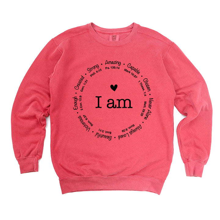 I Am Circle | Garment Dyed Sweatshirt