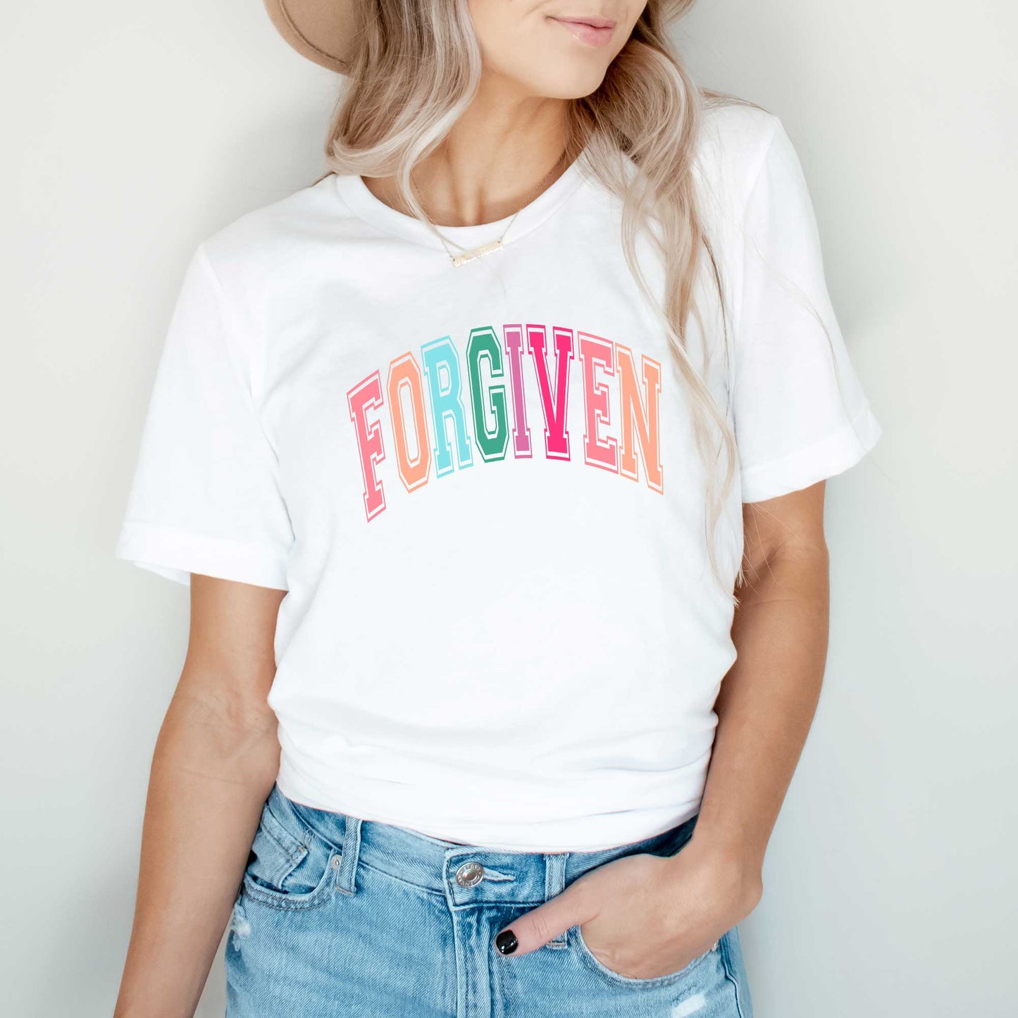 Copy of Grace Block Colorful | Short Sleeve Crew Neck