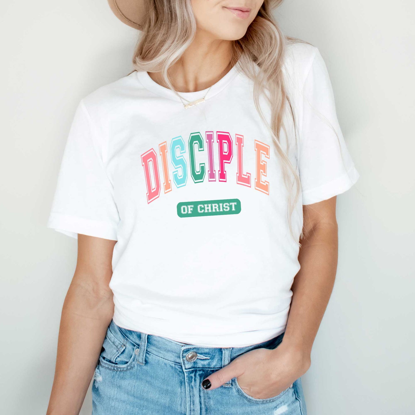 Disciple Block Colorful | Short Sleeve Crew Neck