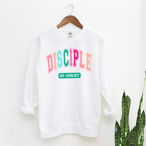 Disciple Block Colorful | Garment Dyed Sweatshirt