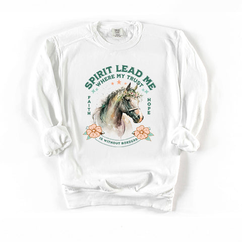 Spirit Lead Me | Garment Dyed Sweatshirt