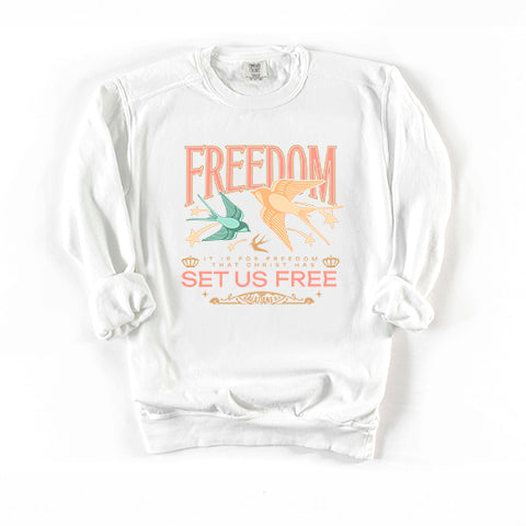 Set Us Free | Garment Dyed Sweatshirt