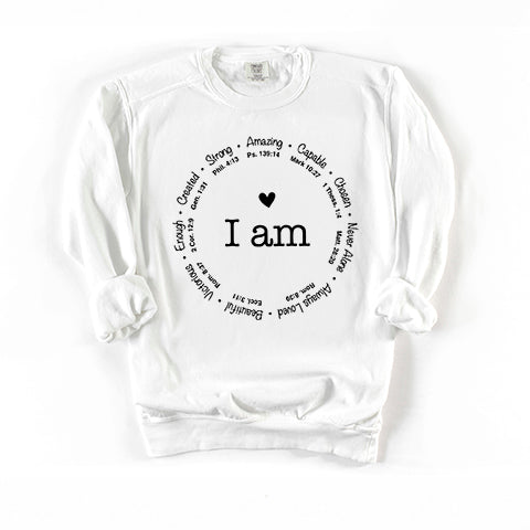 I Am Circle | Garment Dyed Sweatshirt