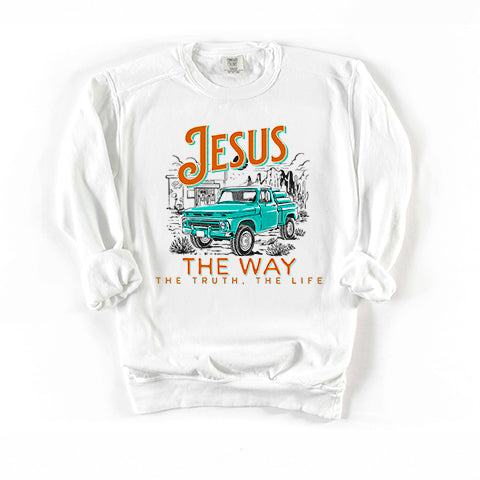 Way Truth Life Truck | Garment Dyed Sweatshirt