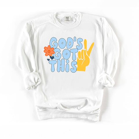God's Got This | Garment Dyed Sweatshirt