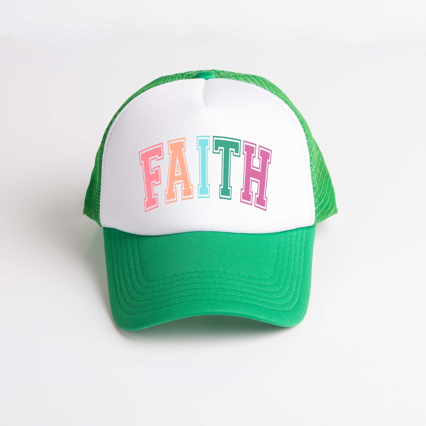 Faith Block Colorful | Foam Trucker Hat