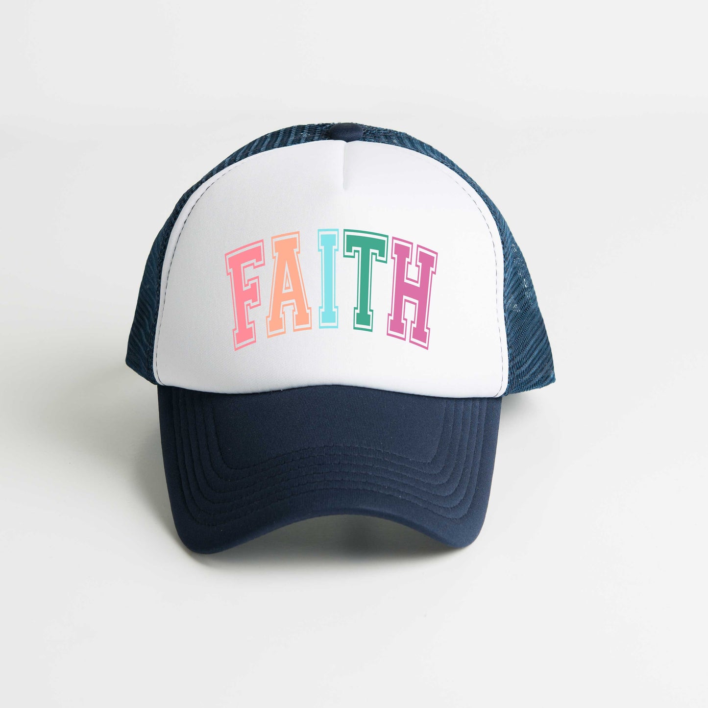 Faith Block Colorful | Foam Trucker Hat