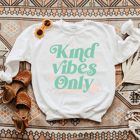 Kind Vibes Only | Youth Sweatshirt