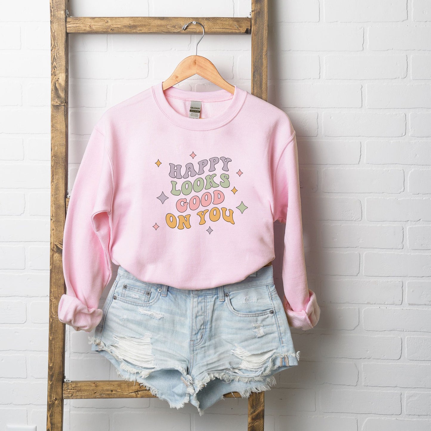 Happy Looks Good On You | Sweatshirt