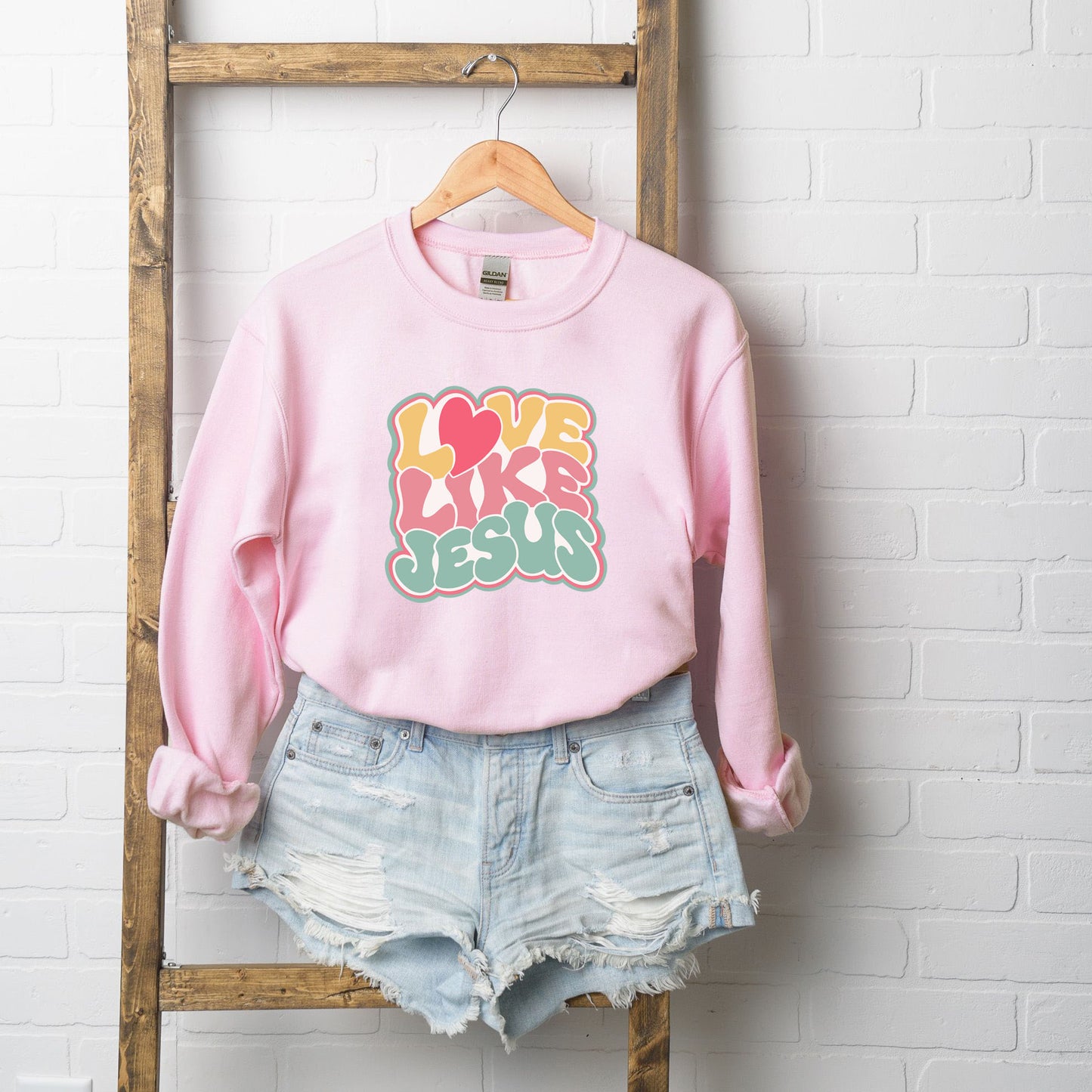 Love Like Jesus Heart | Sweatshirt