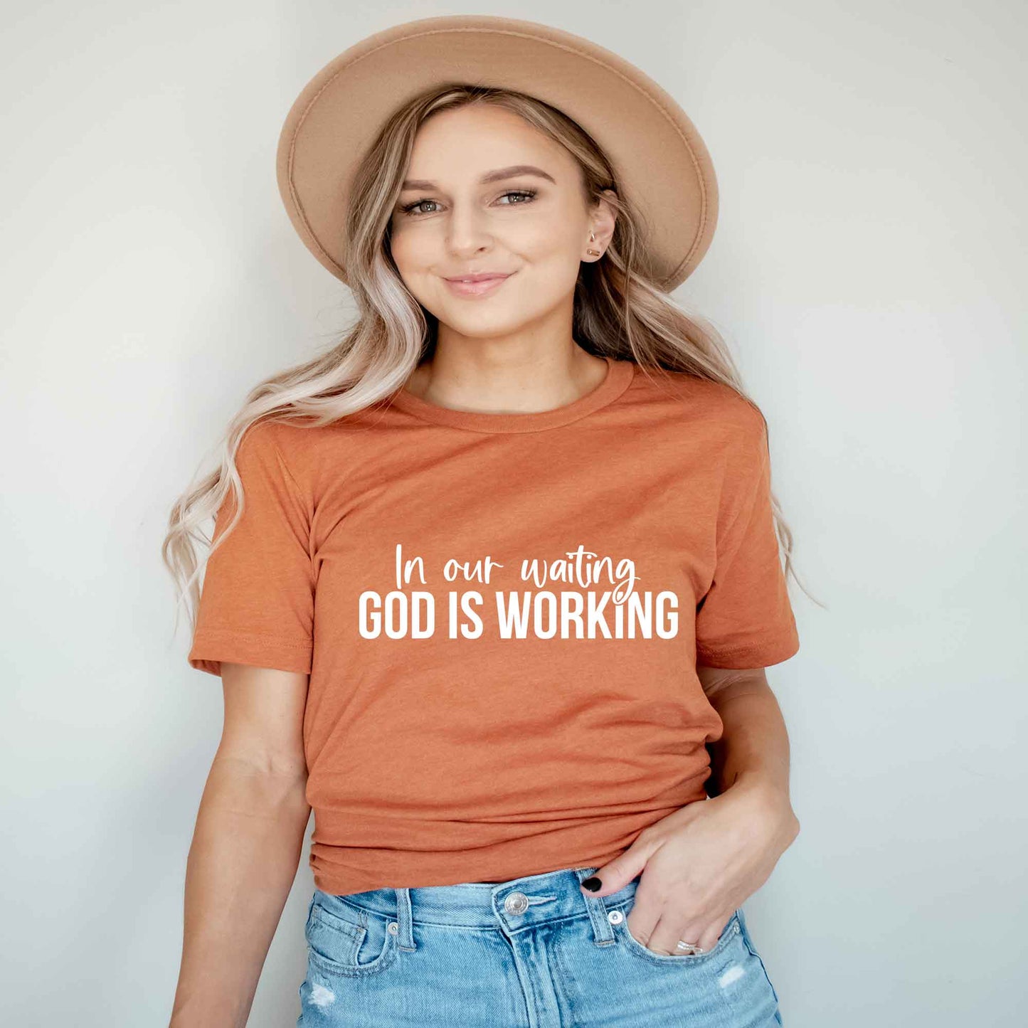 God Is Working | Short Sleeve Crew Neck