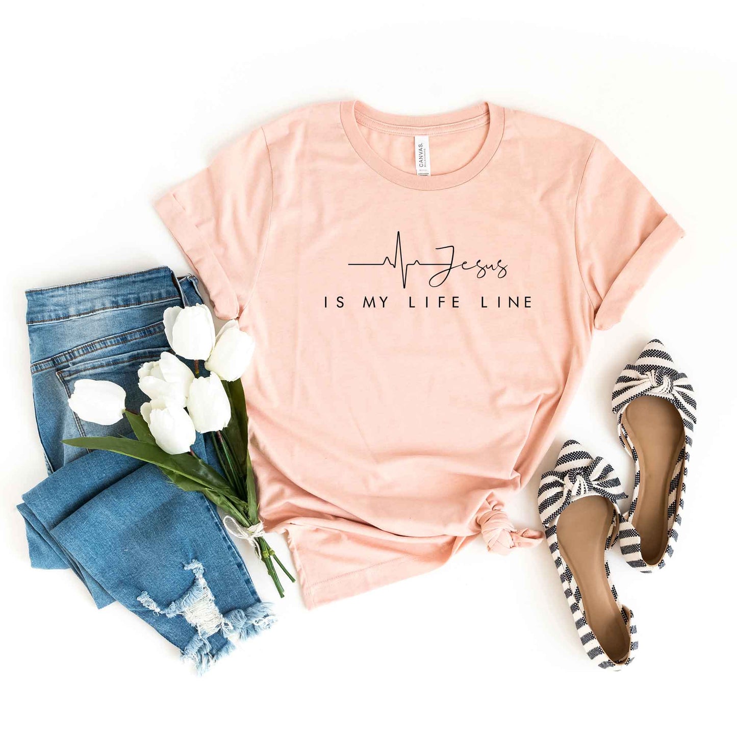 Jesus Is My Lifeline | Short Sleeve Crew Neck