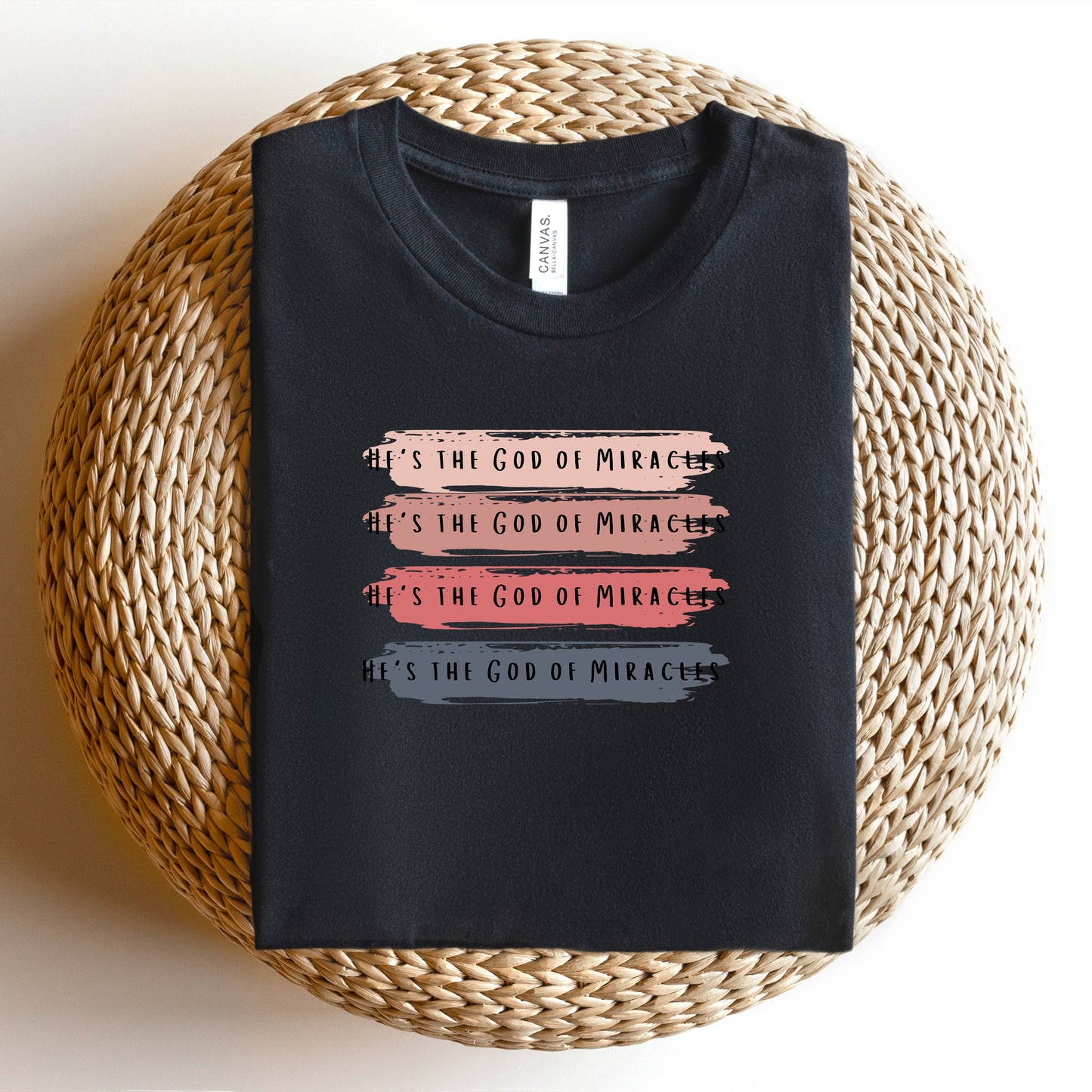 He Is The God Of Miracles | Short Sleeve Crew Neck
