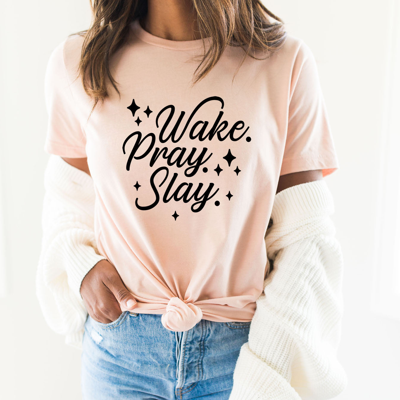 Wake Pray Slay | Short Sleeve Crew Neck