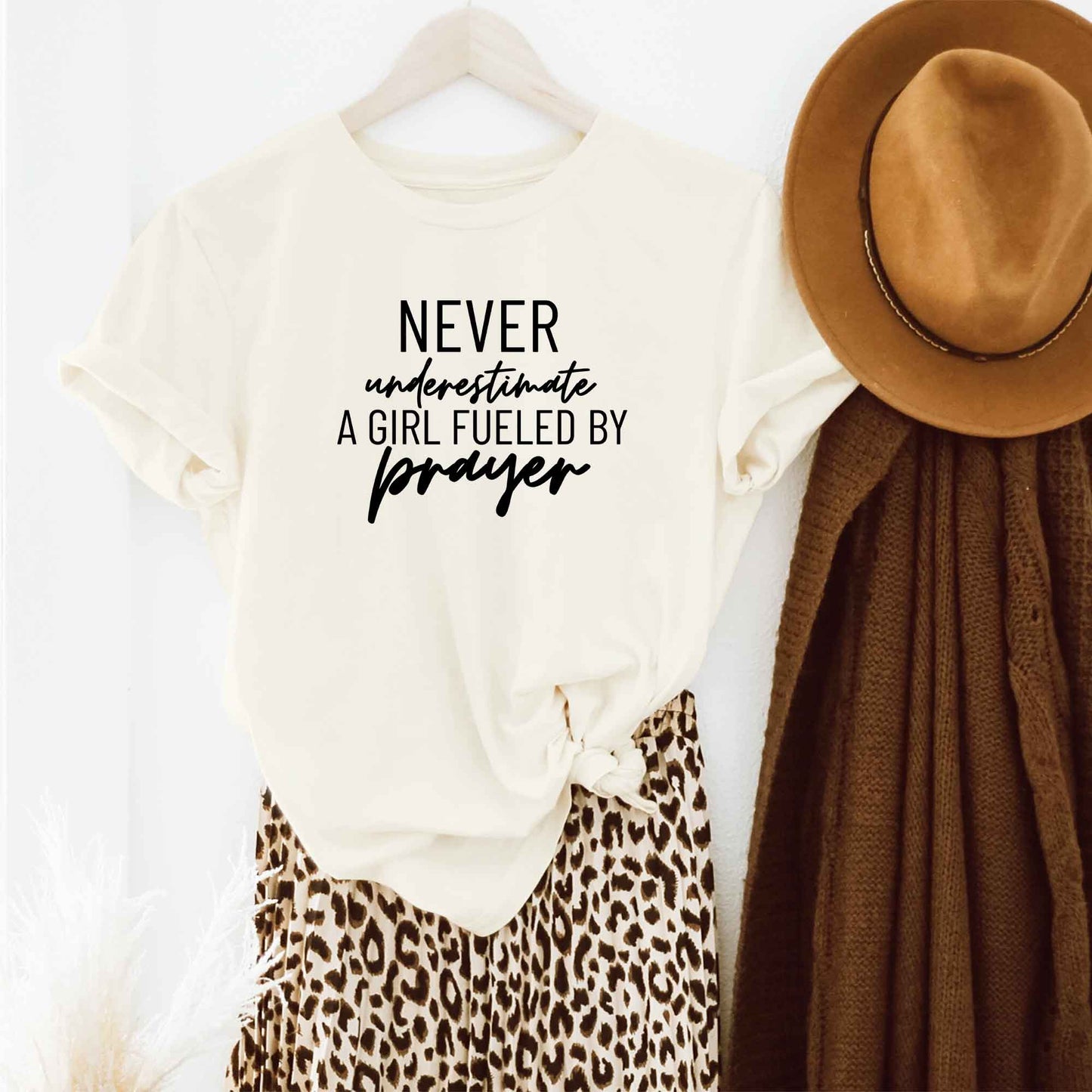 Never Underestimate A Girl | Short Sleeve Crew Neck