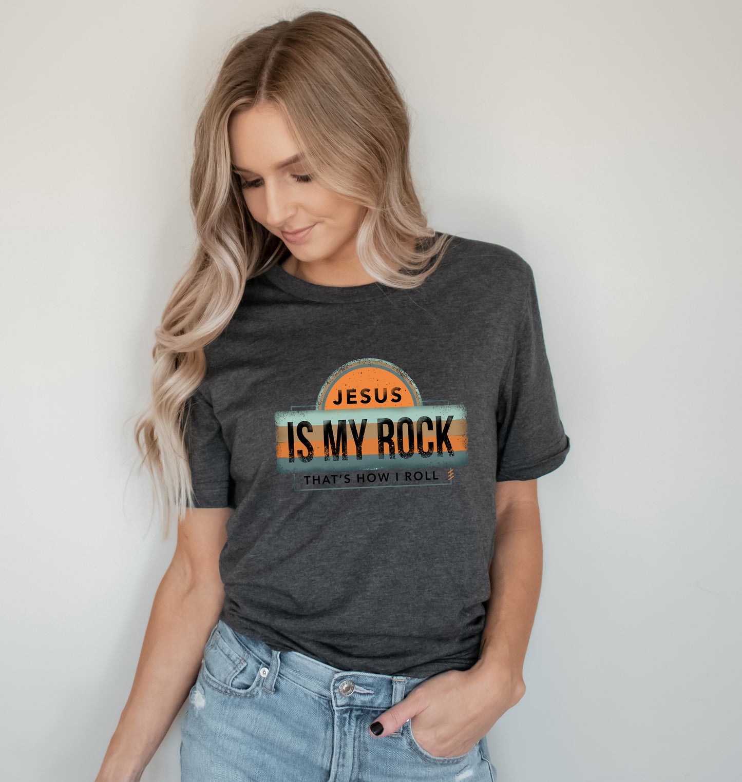 Jesus Is My Rock | Short Sleeve Crew Neck