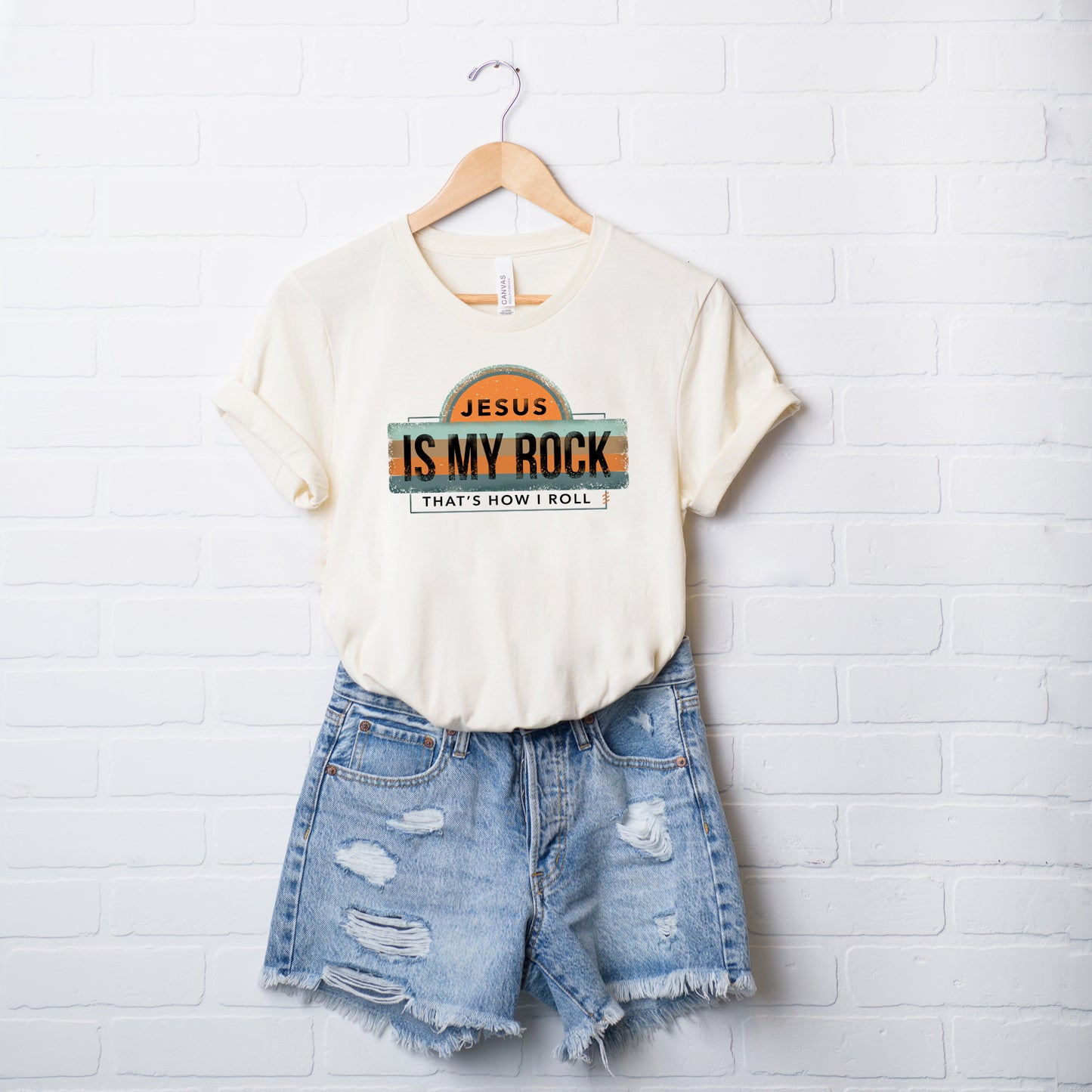 Jesus Is My Rock | Short Sleeve Crew Neck
