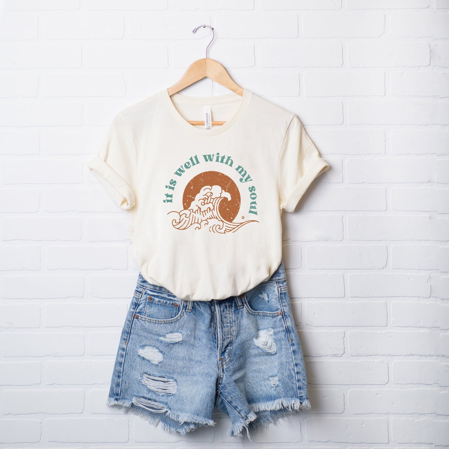 It Is Well Colorful | Short Sleeve Crew Neck