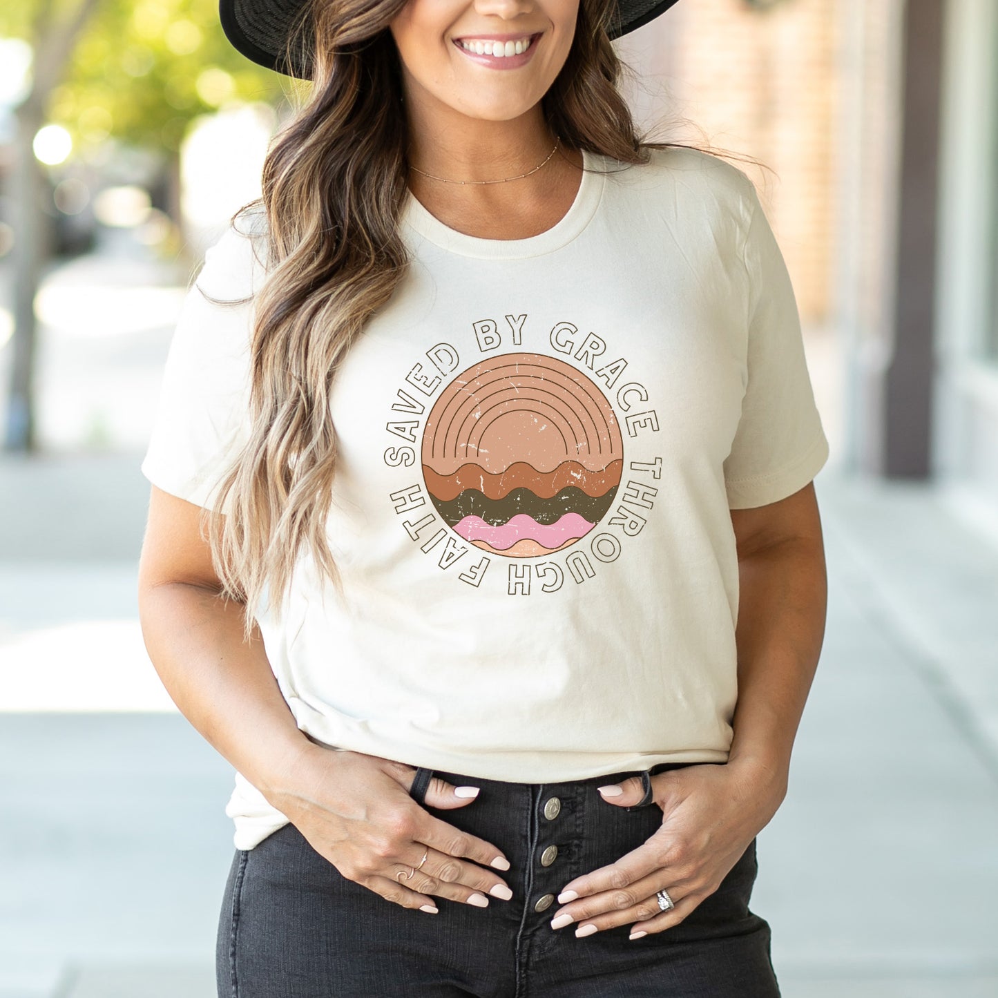 Vintage Saved By Grace | Short Sleeve Crew Neck