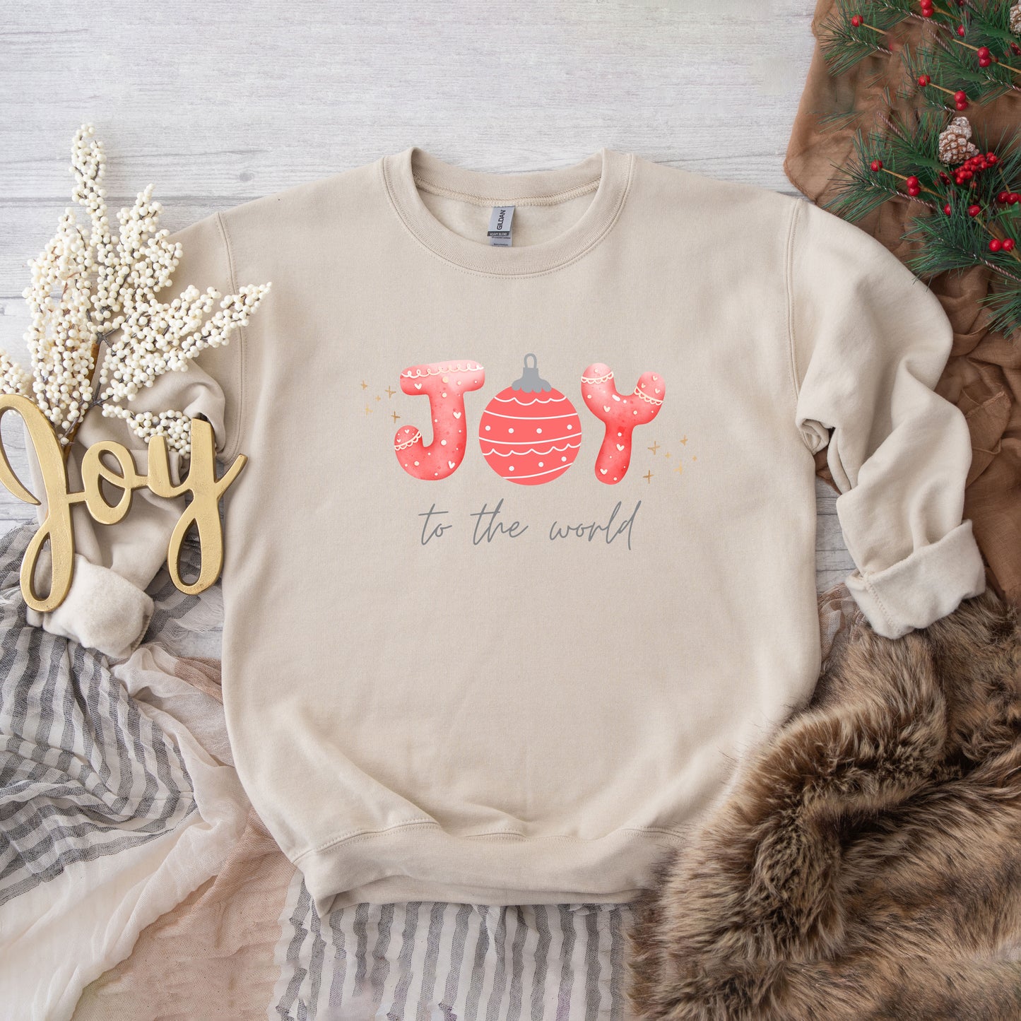 Joy To The World Ornament | Sweatshirt