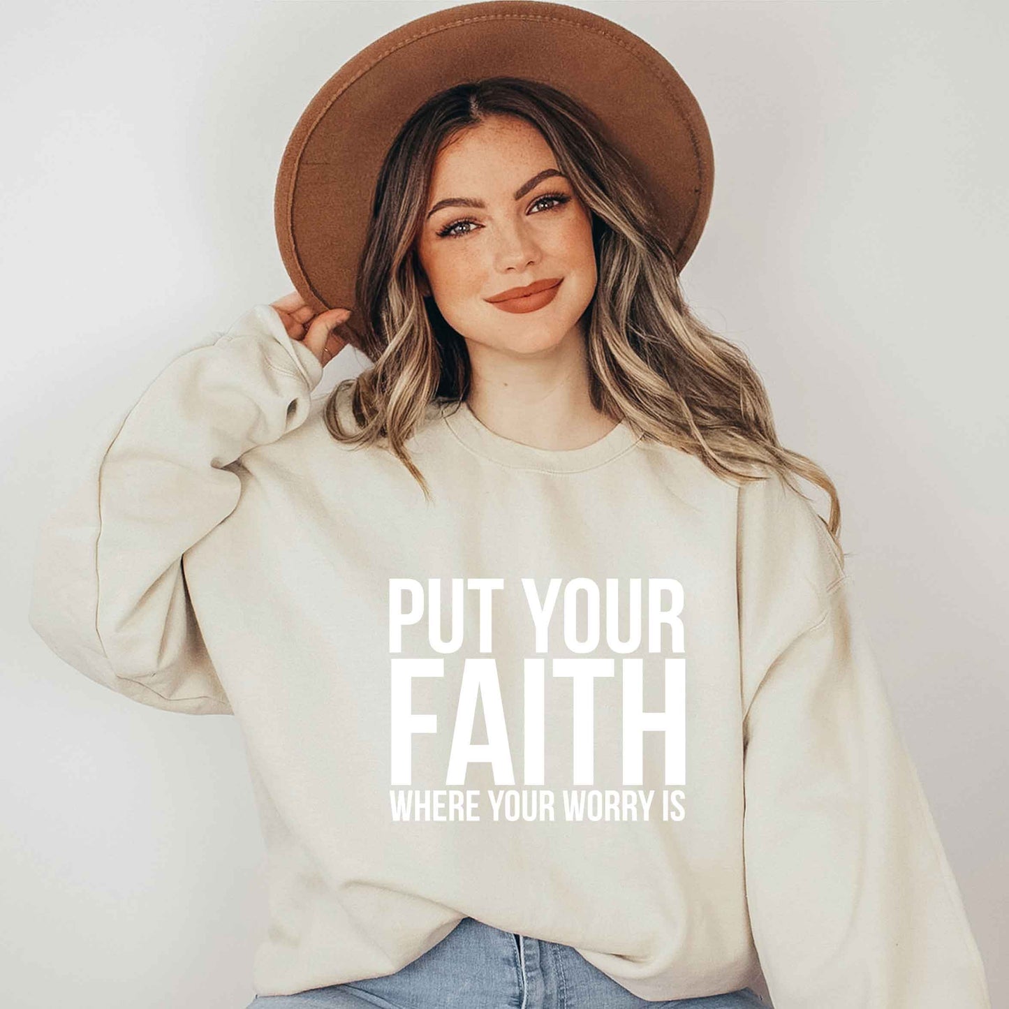 Faith Where Worry Is | Sweatshirt