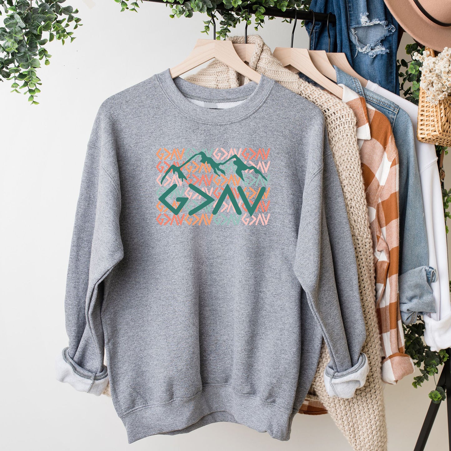 God Is Greater Mountains | Sweatshirt