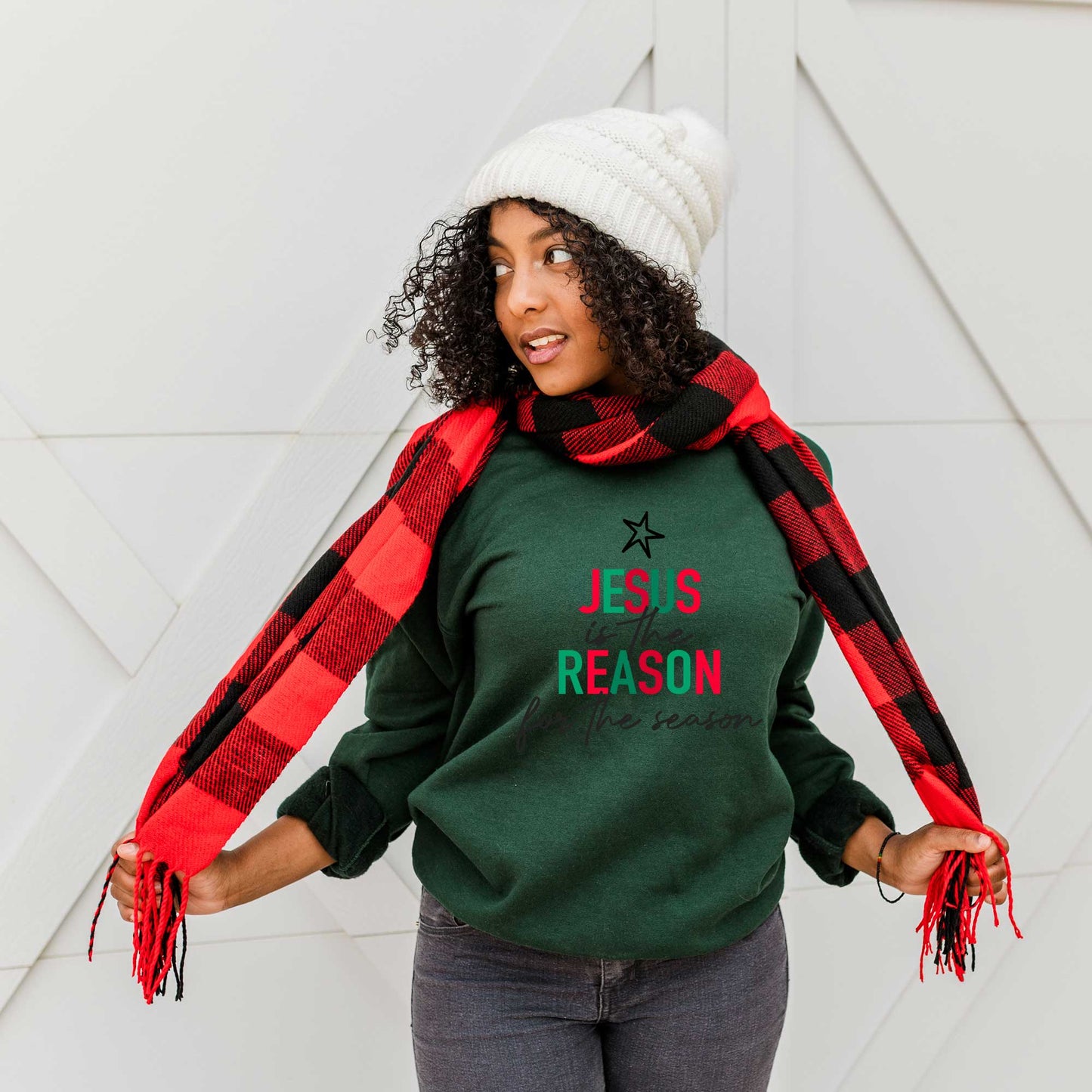 Reason For The Season Colorful | Sweatshirt