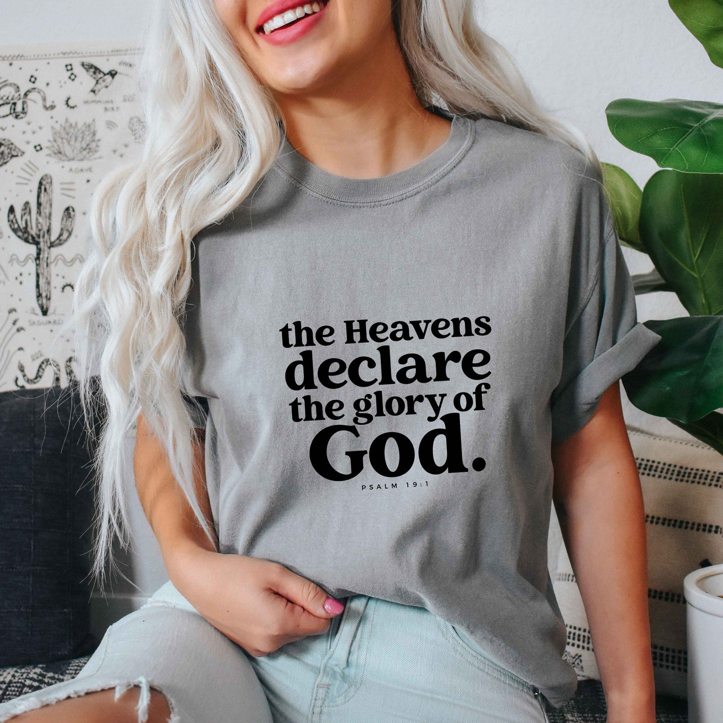 The Glory Of God Scripture | Garment Dyed Tee