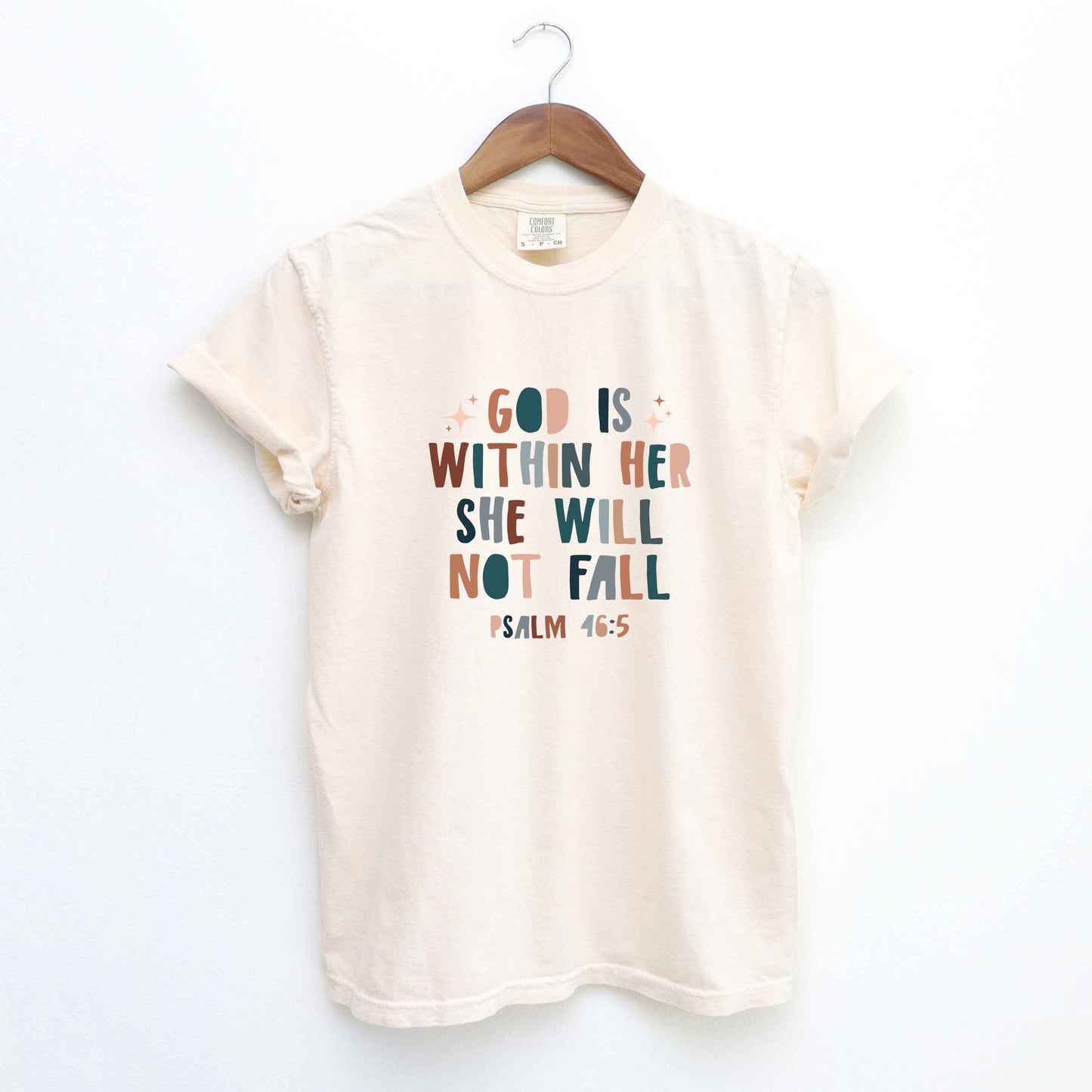 She Will Not Fall | Garment Dyed Tee