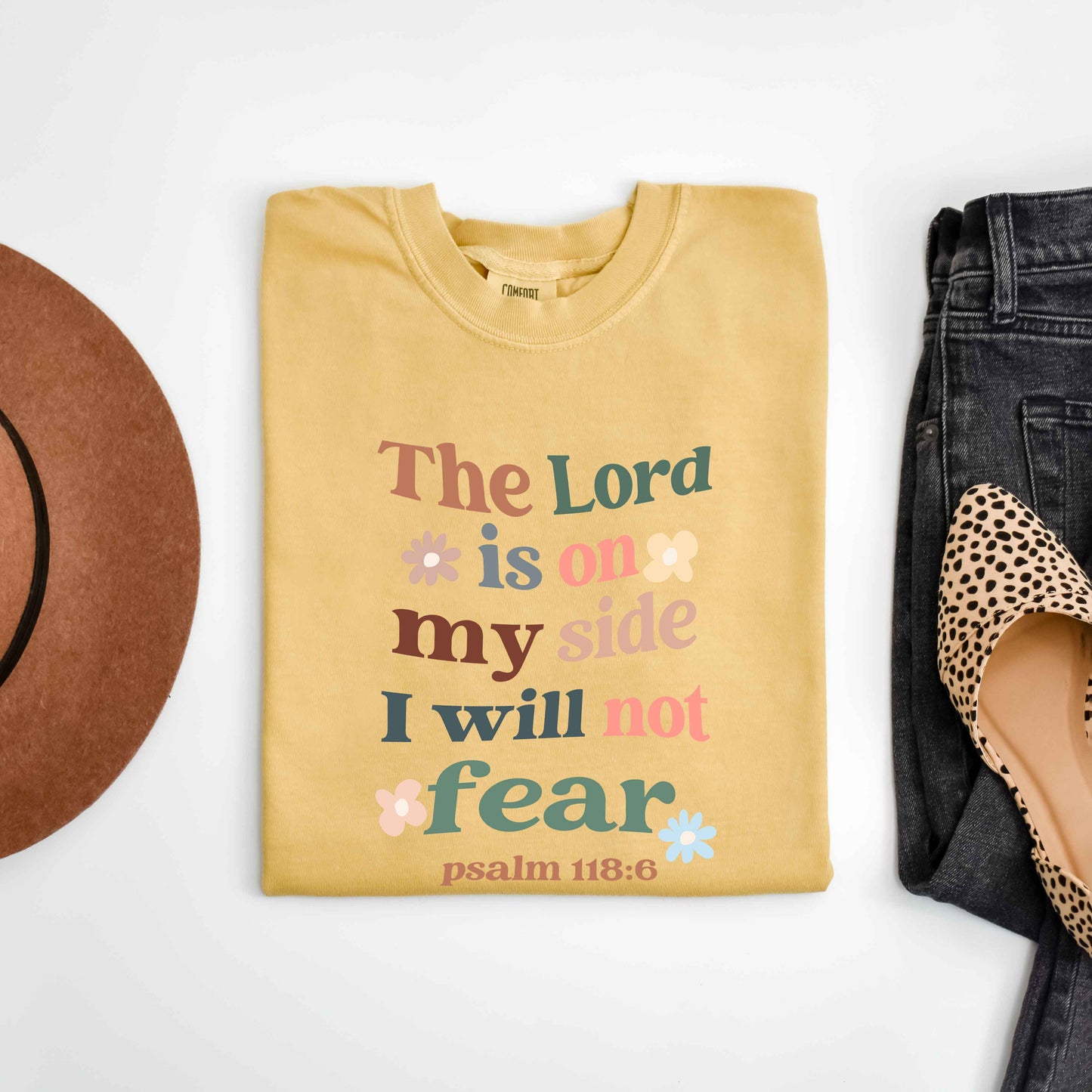 The Lord Is On My Side | Garment Dyed Tee