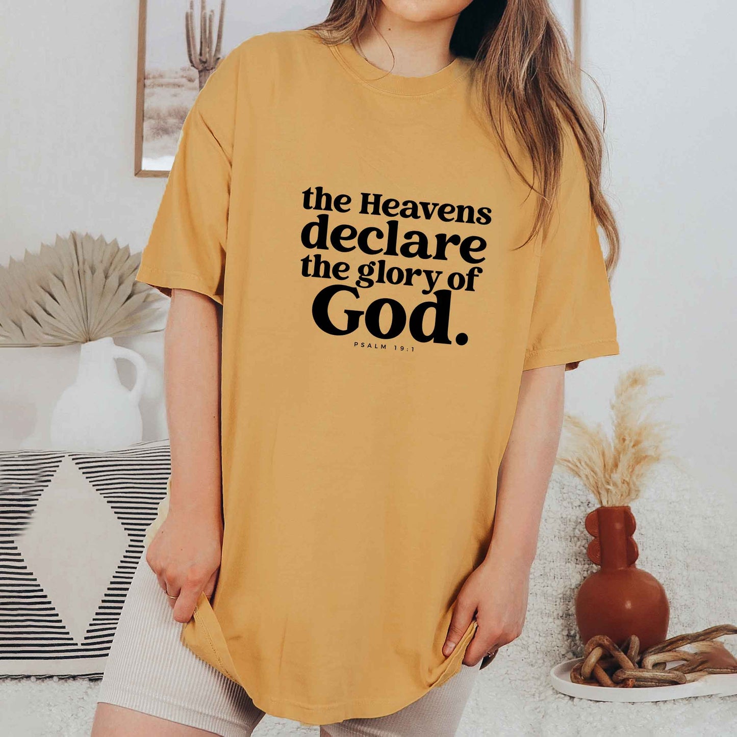 The Glory Of God Scripture | Garment Dyed Tee
