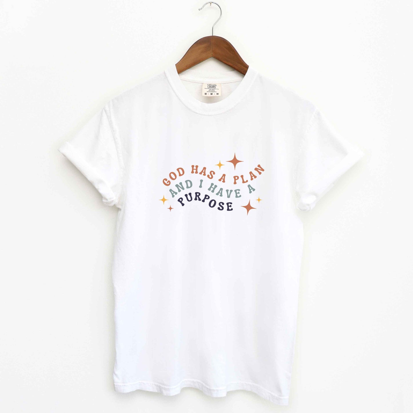God Has A Plan And I Have A Purpose | Garment Dyed Tee