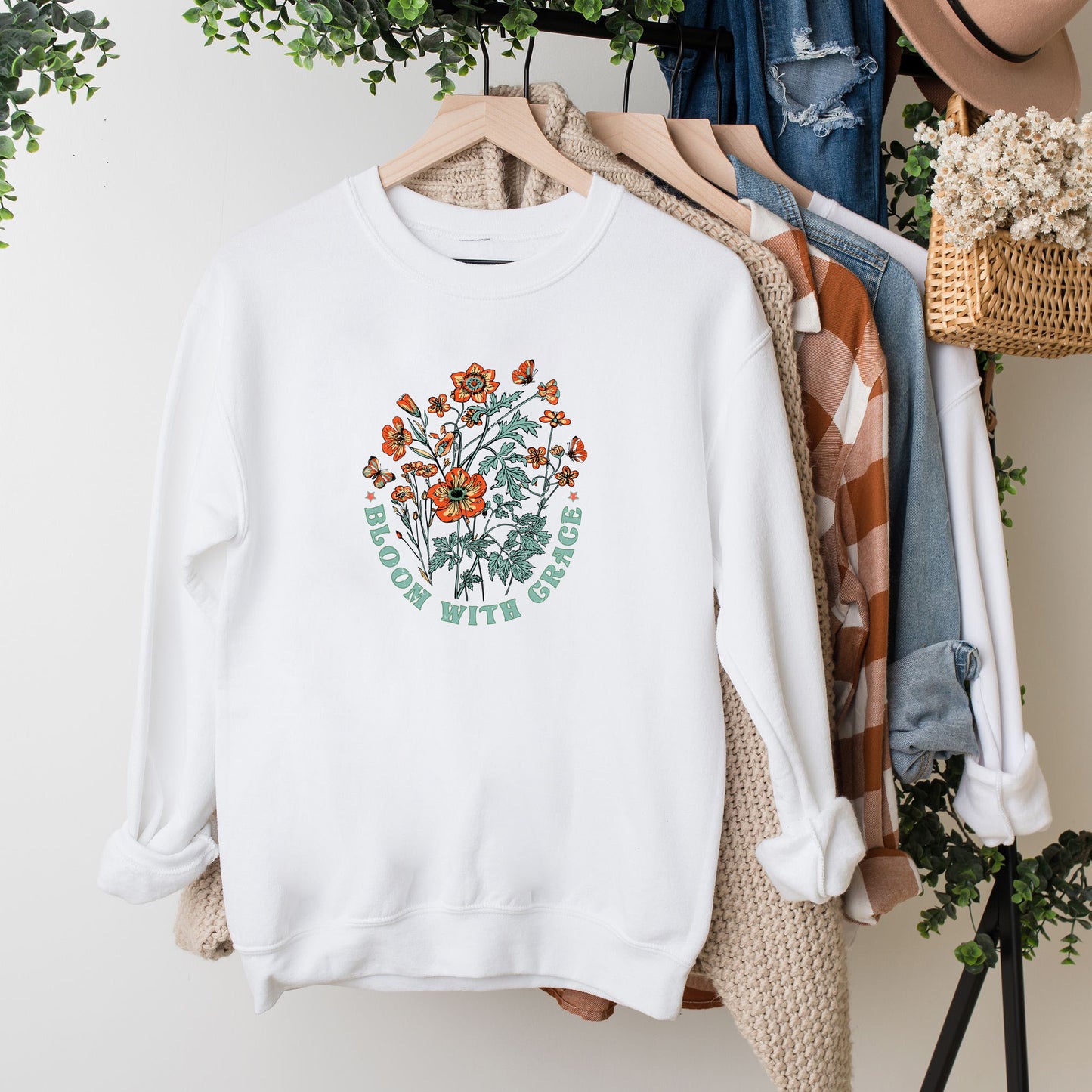 Bloom With Grace | Sweatshirt